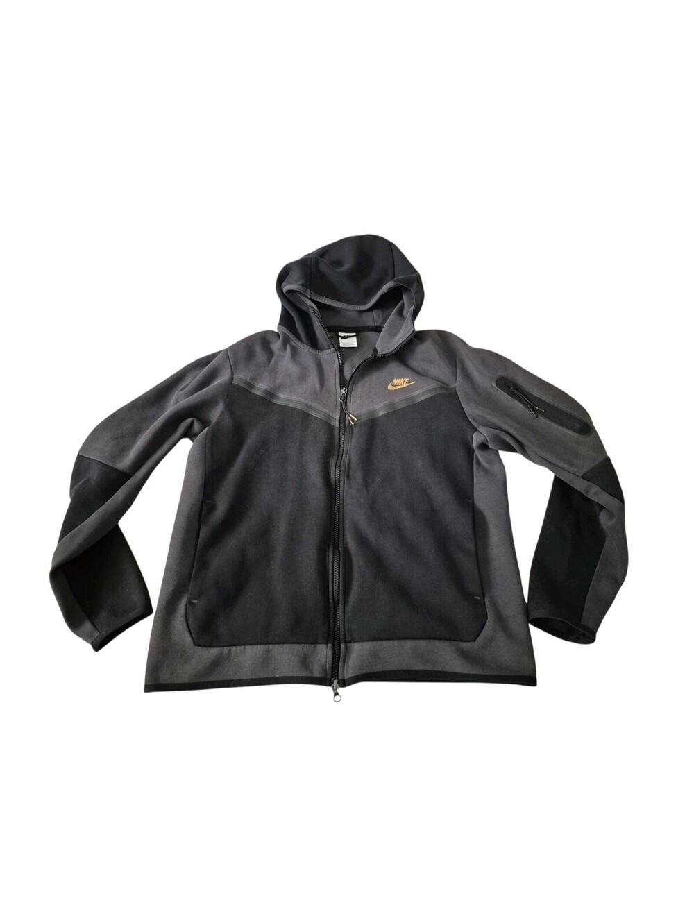 Nike Tech Hoodie Mens Fleece Full Zip  Sweatshirt Large